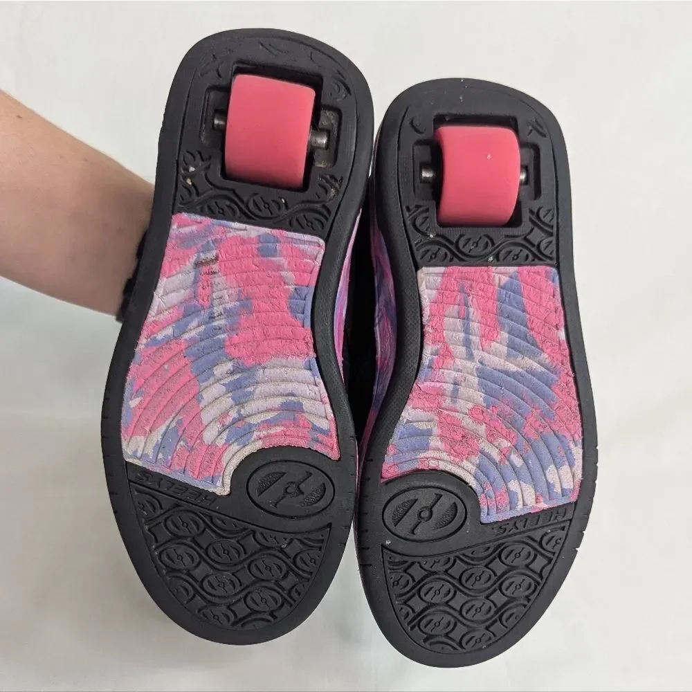 Heelys Black Pink and Purple Skate Sneakers Size 2